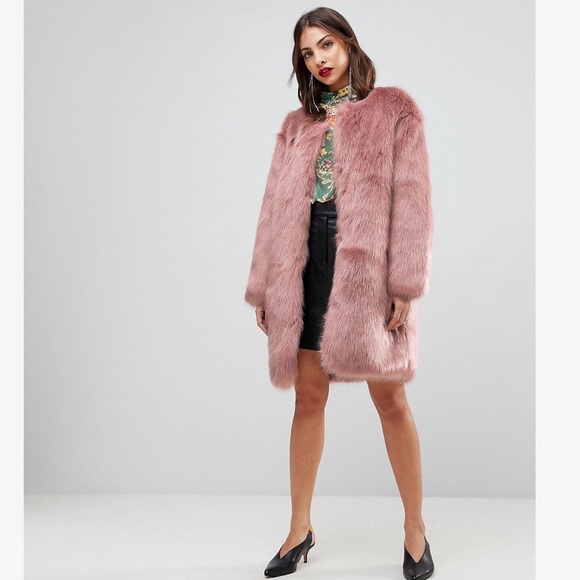 NWT | Mango faux fur coat - Picture 3 of 7